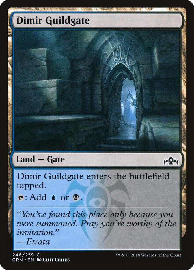 Dimir Guildgate (246/259) [Guilds of Ravnica] | Game Master's Emporium (The New GME)