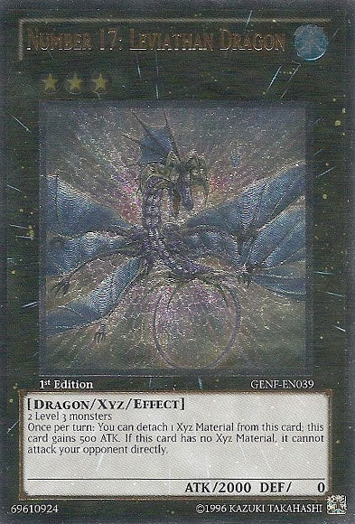 Number 17: Leviathan Dragon [GENF-EN039] Ultimate Rare | Game Master's Emporium (The New GME)