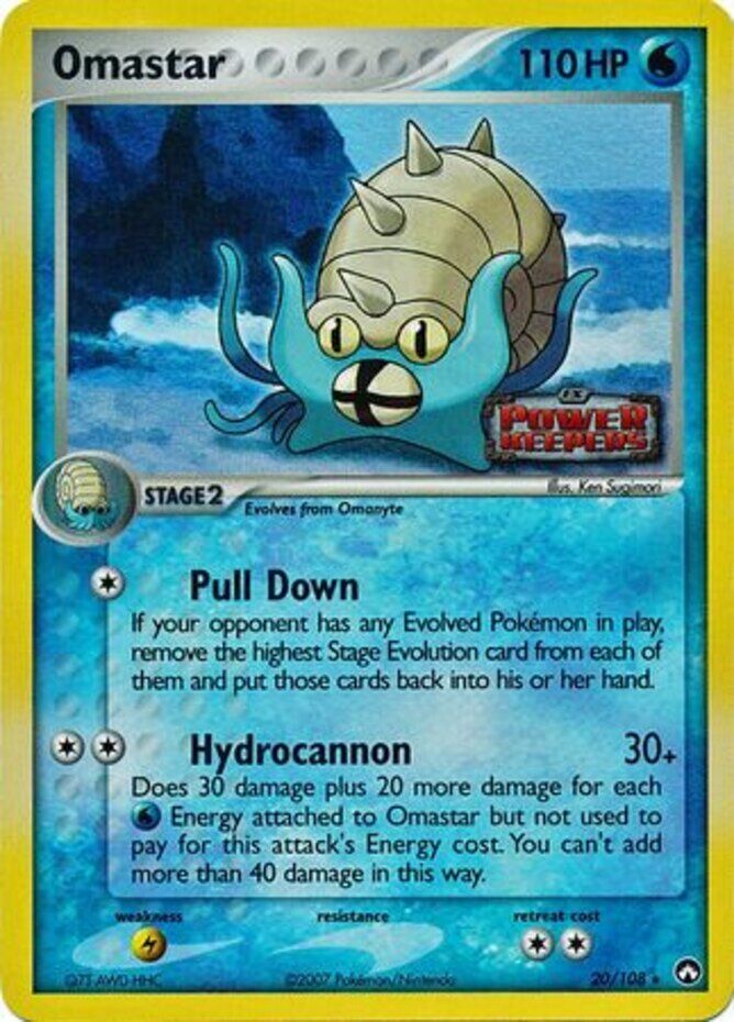 Omastar (20/108) (Stamped) [EX: Power Keepers] | Game Master's Emporium (The New GME)