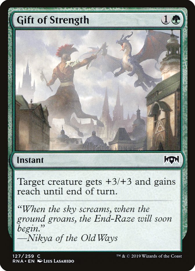 Gift of Strength [Ravnica Allegiance] | Game Master's Emporium (The New GME)