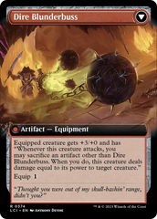 Dire Flail (Extended Art) [The Lost Caverns of Ixalan] | Game Master's Emporium (The New GME)