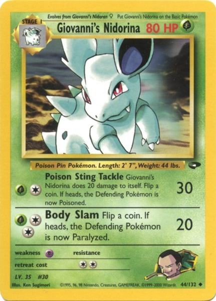Giovanni's Nidorina (44/132) [Gym Challenge Unlimited] | Game Master's Emporium (The New GME)