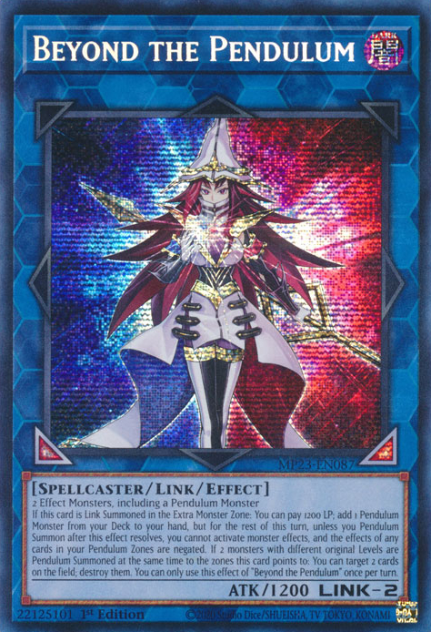 Beyond the Pendulum [MP23-EN087] Prismatic Secret Rare | Game Master's Emporium (The New GME)