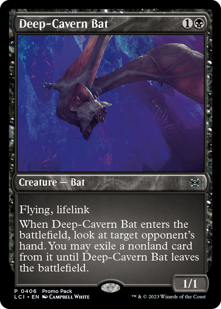 Deep-Cavern Bat [The Lost Caverns of Ixalan Promos] | Game Master's Emporium (The New GME)