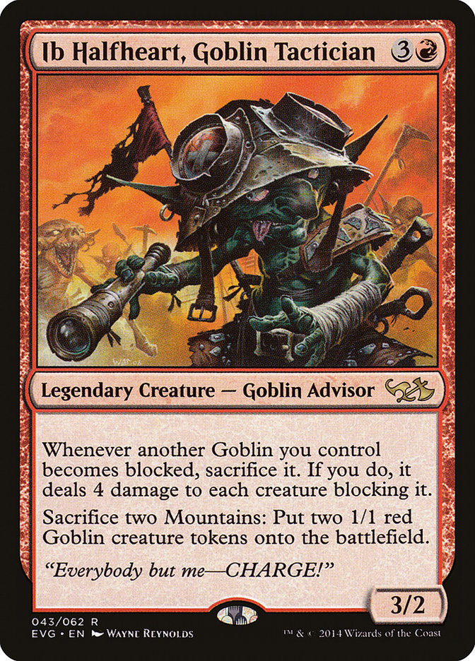 Ib Halfheart, Goblin Tactician (Elves vs. Goblins) [Duel Decks Anthology] | Game Master's Emporium (The New GME)