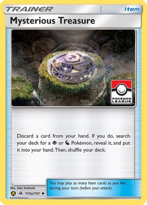 Mysterious Treasure (113a/131) (League Promo) [Sun & Moon: Forbidden Light] | Game Master's Emporium (The New GME)