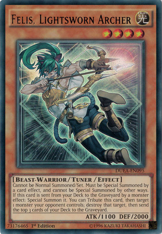 Felis, Lightsworn Archer [DUEA-EN095] Ultra Rare | Game Master's Emporium (The New GME)