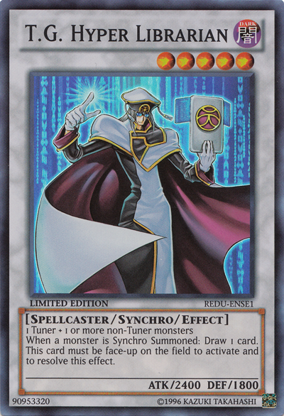 T.G. Hyper Librarian [REDU-ENSE1] Super Rare | Game Master's Emporium (The New GME)