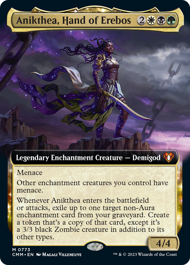 Anikthea, Hand of Erebos (Extended Art) [Commander Masters] | Game Master's Emporium (The New GME)