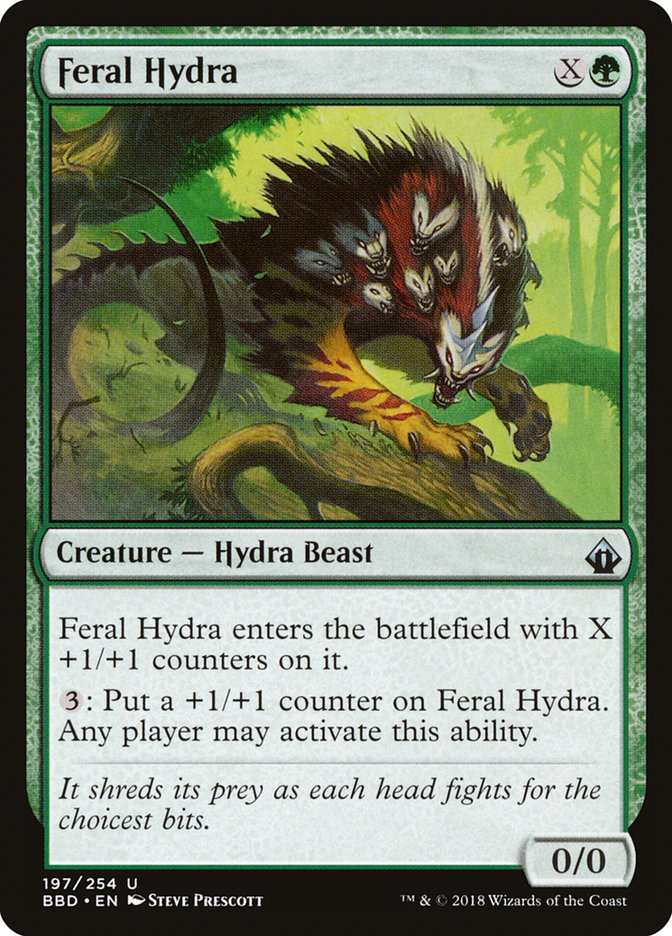 Feral Hydra [Battlebond] | Game Master's Emporium (The New GME)