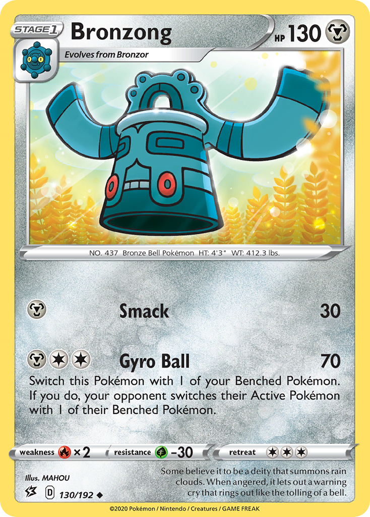 Bronzong (130/192) [Sword & Shield: Rebel Clash] | Game Master's Emporium (The New GME)