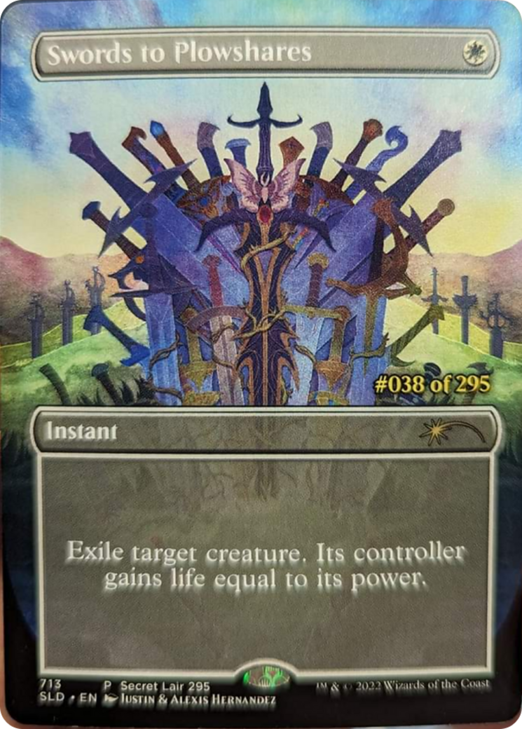 Swords to Plowshares (Serial Numbered) [Secret Lair Drop Series] | Game Master's Emporium (The New GME)