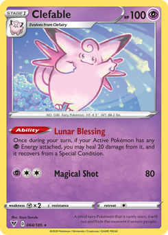 Clefable (064/185) [Sword & Shield: Vivid Voltage] | Game Master's Emporium (The New GME)