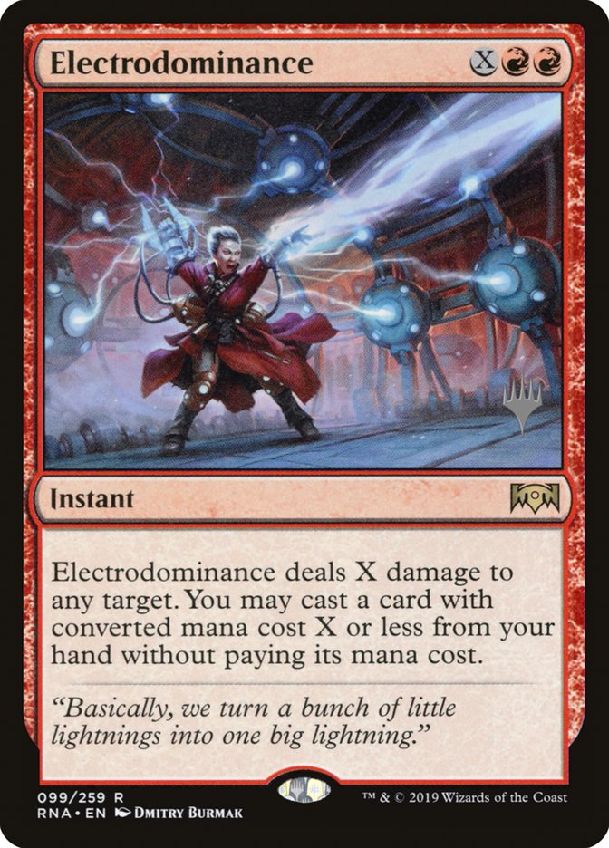 Electrodominance (Promo Pack) [Ravnica Allegiance Promos] | Game Master's Emporium (The New GME)