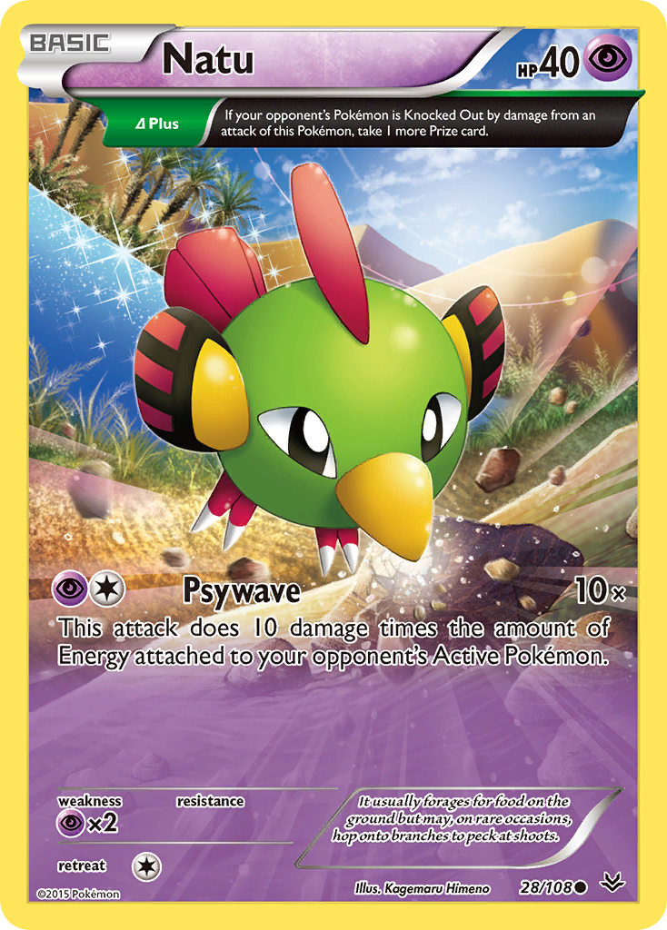 Natu (28/108) [XY: Roaring Skies] | Game Master's Emporium (The New GME)