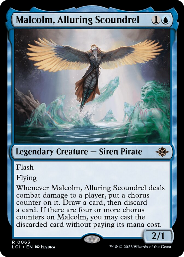 Malcolm, Alluring Scoundrel [The Lost Caverns of Ixalan] | Game Master's Emporium (The New GME)