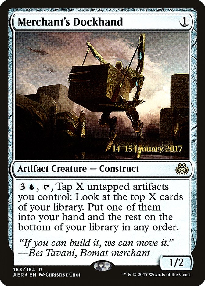 Merchant's Dockhand [Aether Revolt Prerelease Promos] | Game Master's Emporium (The New GME)