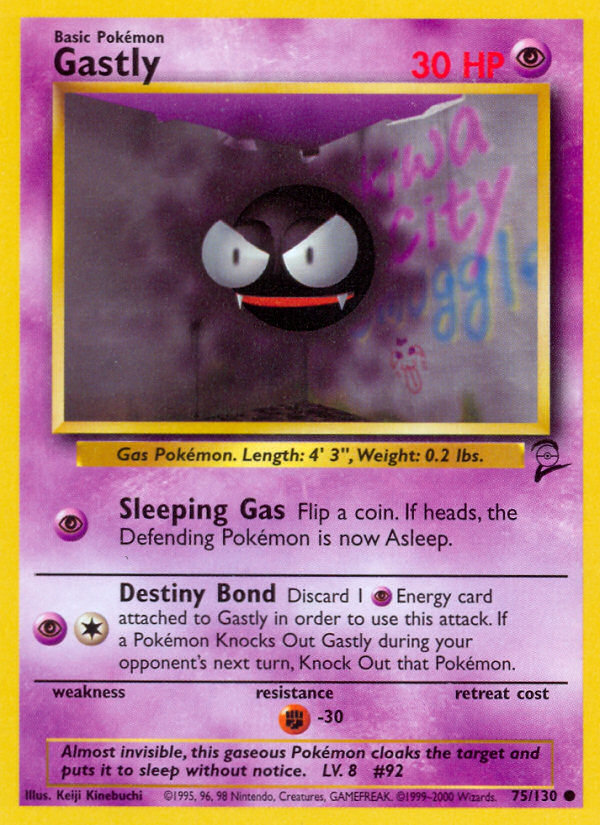 Gastly (75/130) [Base Set 2] | Game Master's Emporium (The New GME)