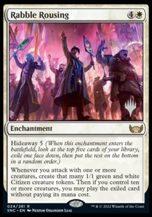 Rabble Rousing (Promo Pack) [Streets of New Capenna Promos] | Game Master's Emporium (The New GME)