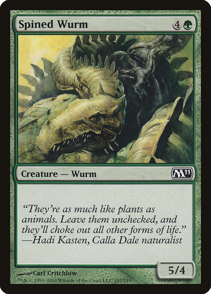 Spined Wurm [Magic 2011] | Game Master's Emporium (The New GME)