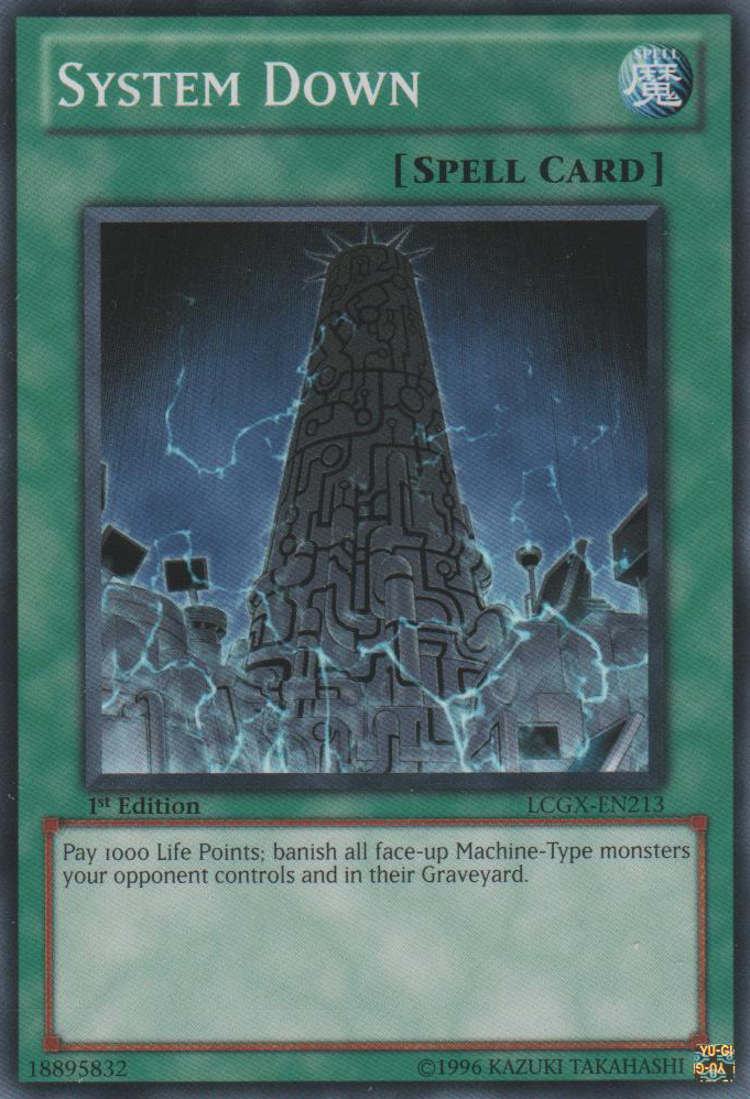 System Down [LCGX-EN213] Common | Game Master's Emporium (The New GME)
