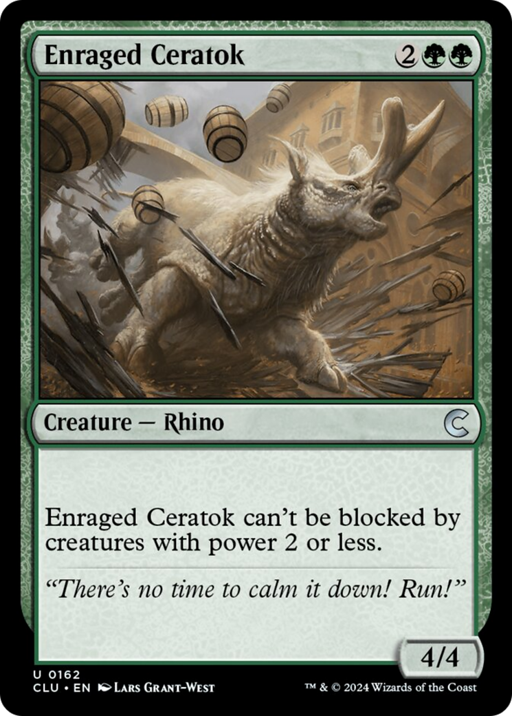 Enraged Ceratok [Ravnica: Clue Edition] | Game Master's Emporium (The New GME)