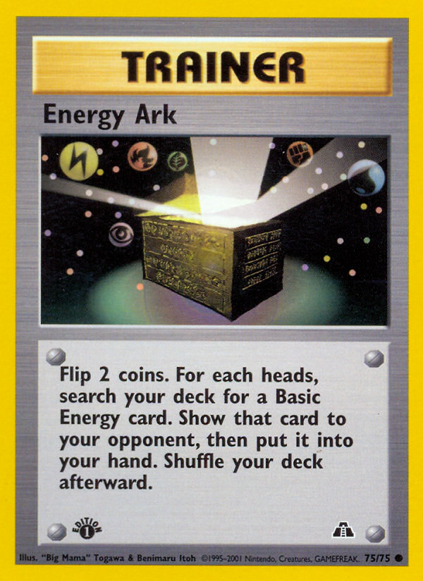 Energy Ark (75/75) [Neo Discovery 1st Edition] | Game Master's Emporium (The New GME)