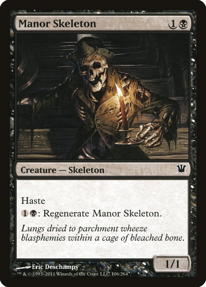 Manor Skeleton [Innistrad] | Game Master's Emporium (The New GME)