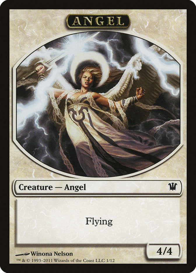 Angel Token [Innistrad Tokens] | Game Master's Emporium (The New GME)