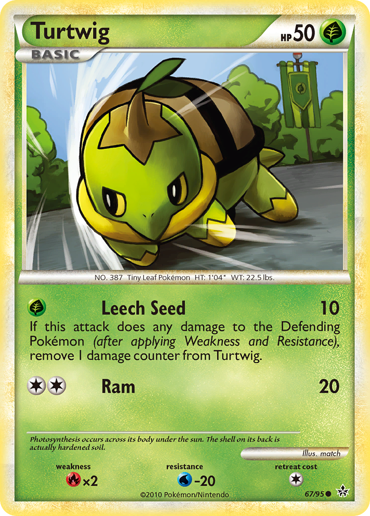 Turtwig (67/95) [HeartGold & SoulSilver: Unleashed] | Game Master's Emporium (The New GME)