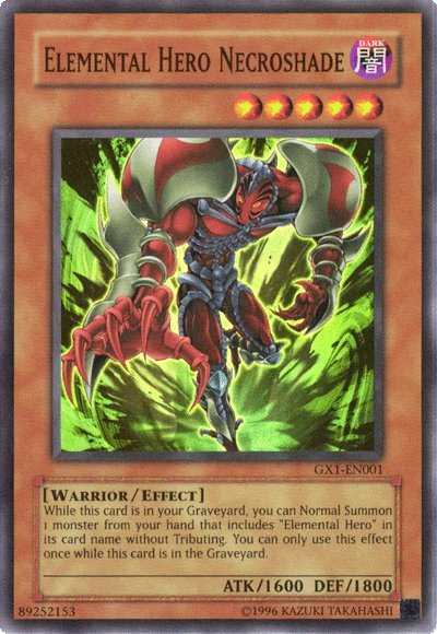 Elemental Hero Necroshade [GX1-EN001] Super Rare | Game Master's Emporium (The New GME)