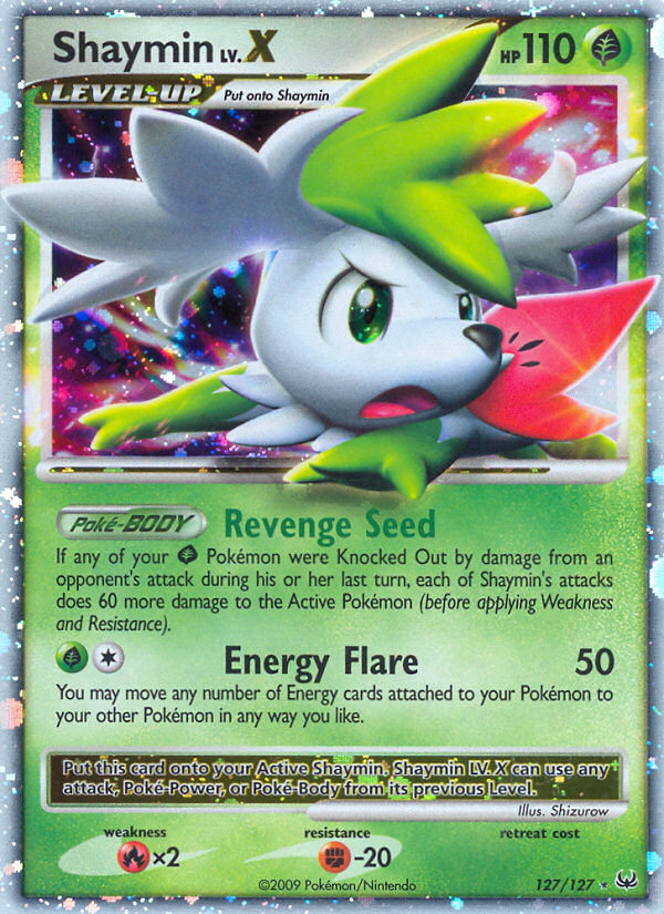 Shaymin LV.X (127/127) [Platinum: Base Set] | Game Master's Emporium (The New GME)