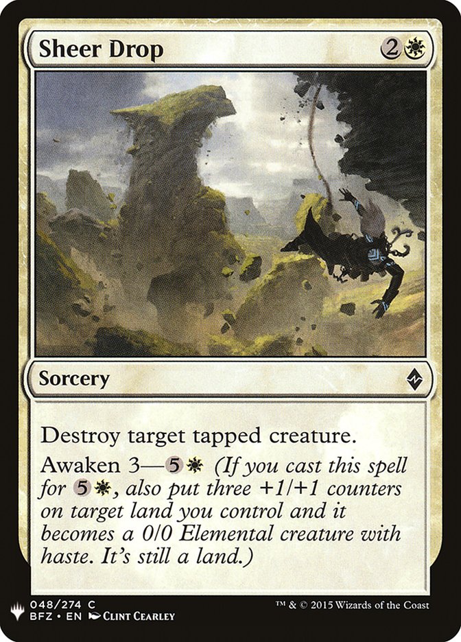Sheer Drop [Mystery Booster] | Game Master's Emporium (The New GME)