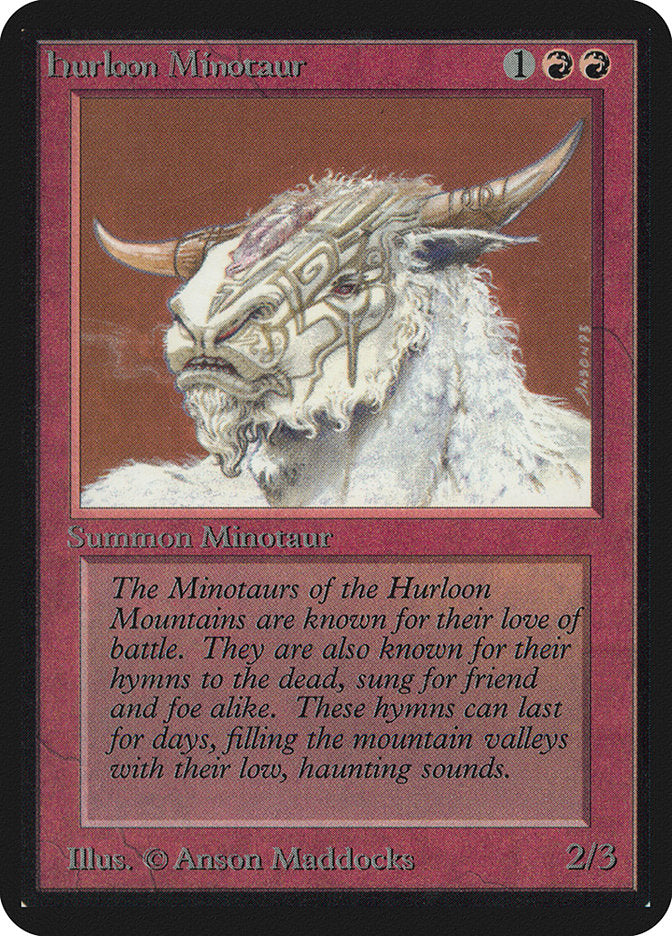 Hurloon Minotaur [Alpha Edition] | Game Master's Emporium (The New GME)