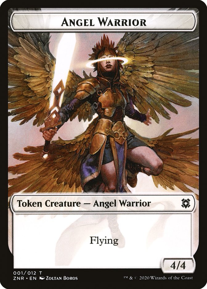 Angel Warrior Token [Zendikar Rising Tokens] | Game Master's Emporium (The New GME)