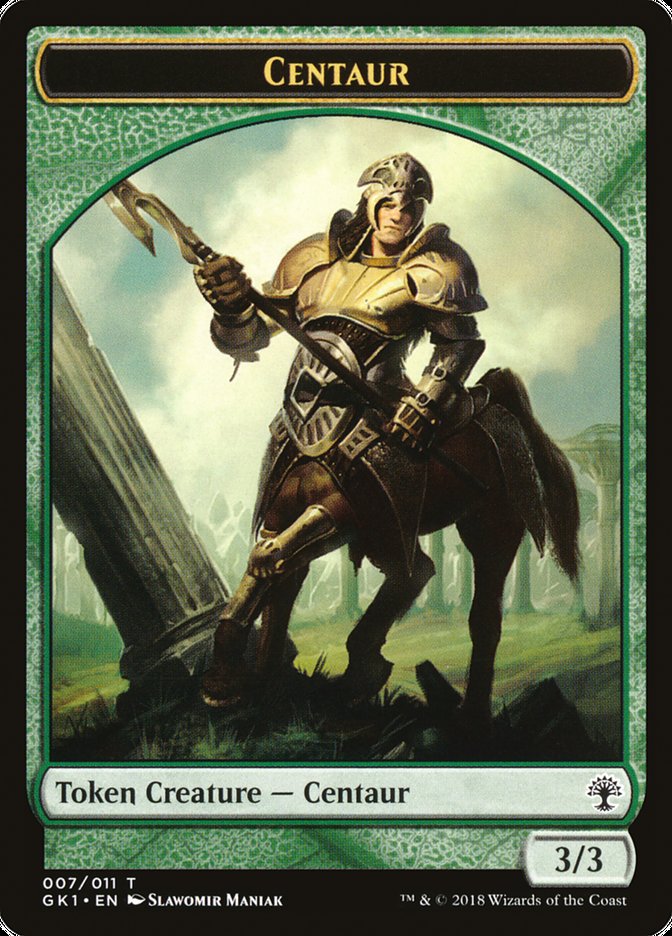Elemental // Centaur Double-Sided Token [Guilds of Ravnica Guild Kit Tokens] | Game Master's Emporium (The New GME)