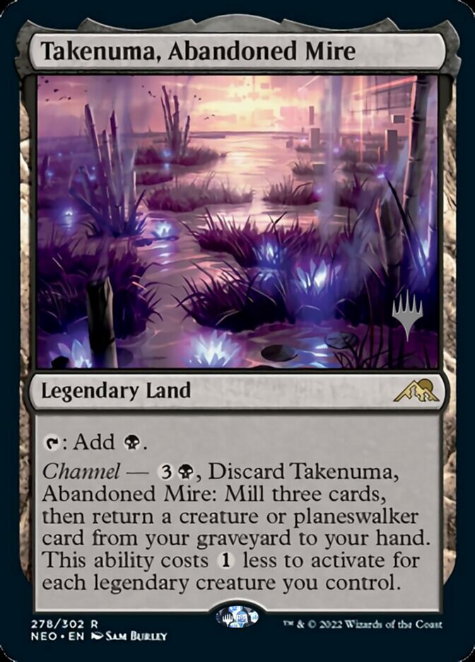 Takenuma, Abandoned Mire (Promo Pack) [Kamigawa: Neon Dynasty Promos] | Game Master's Emporium (The New GME)