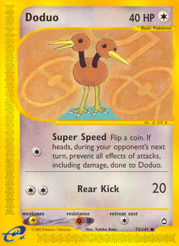 Doduo (73/147) [Aquapolis] | Game Master's Emporium (The New GME)