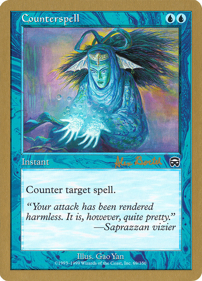 Counterspell (Alex Borteh) (MMQ) [World Championship Decks 2001] | Game Master's Emporium (The New GME)