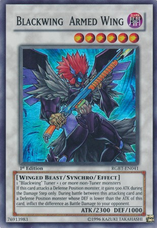 Blackwing Armed Wing [RGBT-EN041] Super Rare | Game Master's Emporium (The New GME)