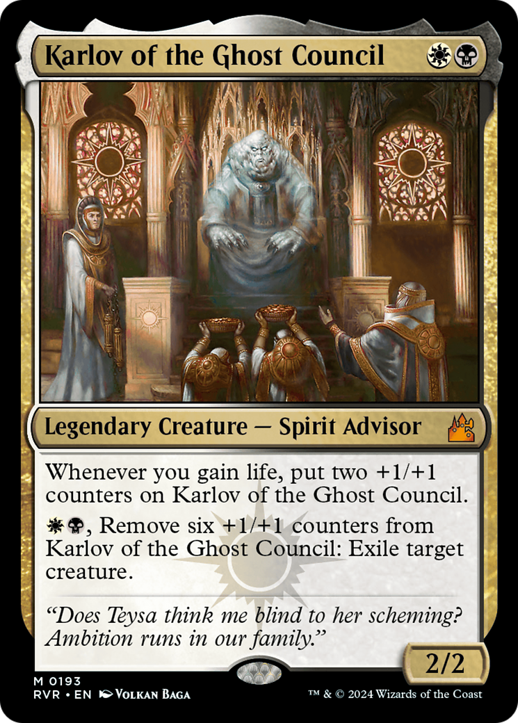Karlov of the Ghost Council [Ravnica Remastered] | Game Master's Emporium (The New GME)