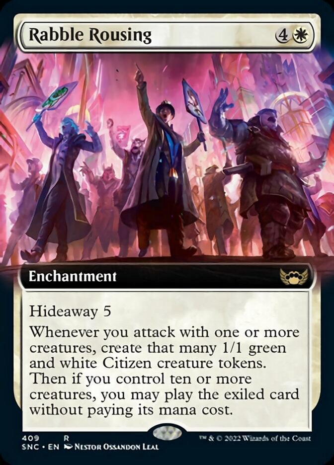Rabble Rousing (Extended Art) [Streets of New Capenna] | Game Master's Emporium (The New GME)