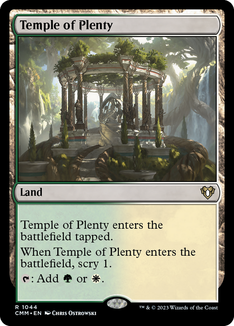 Temple of Plenty [Commander Masters] | Game Master's Emporium (The New GME)