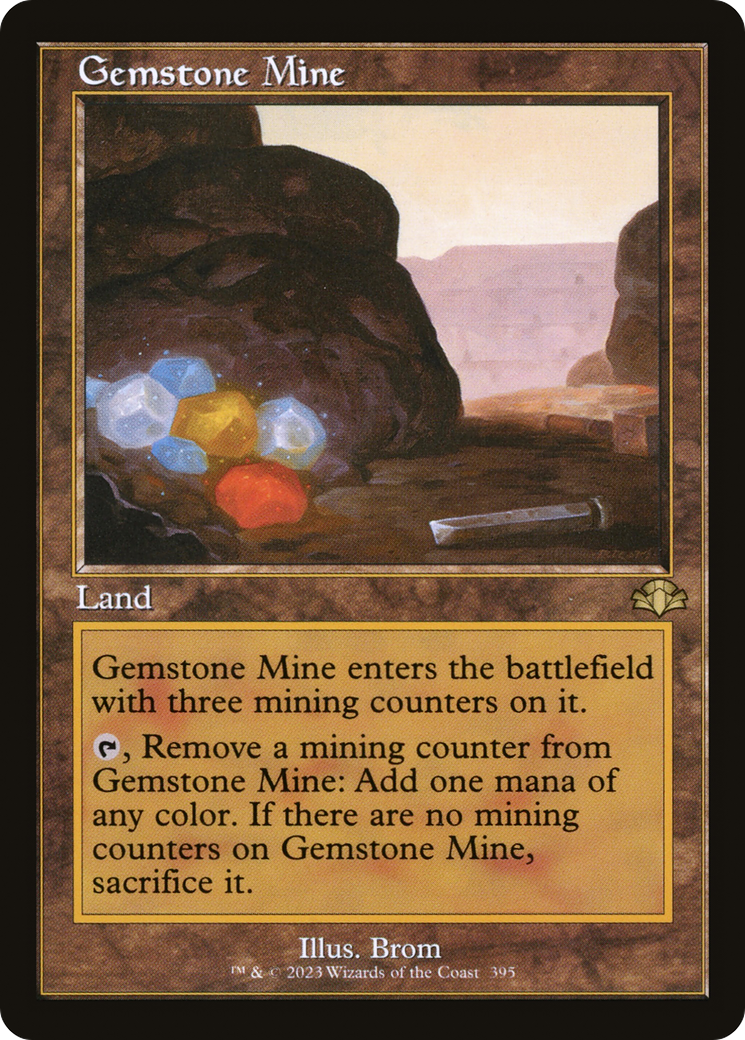 Gemstone Mine (Retro) [Dominaria Remastered] | Game Master's Emporium (The New GME)