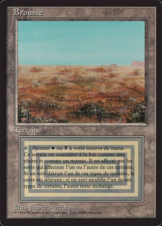 Scrubland [Foreign Black Border] | Game Master's Emporium (The New GME)