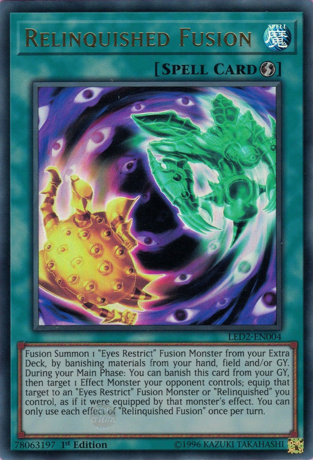 Relinquished Fusion [LED2-EN004] Ultra Rare | Game Master's Emporium (The New GME)