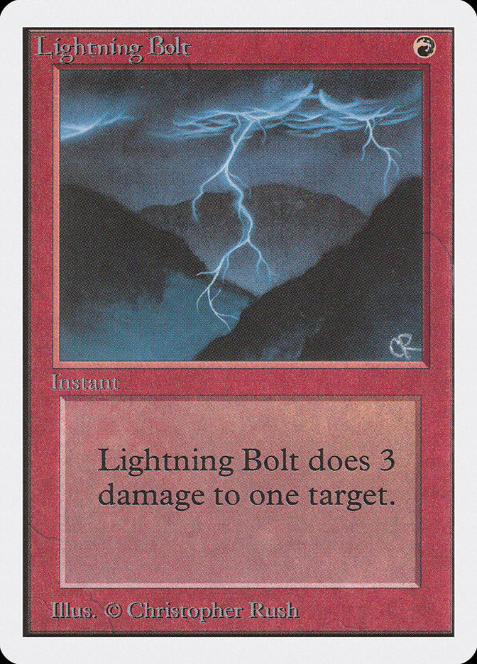 Lightning Bolt [Unlimited Edition] | Game Master's Emporium (The New GME)