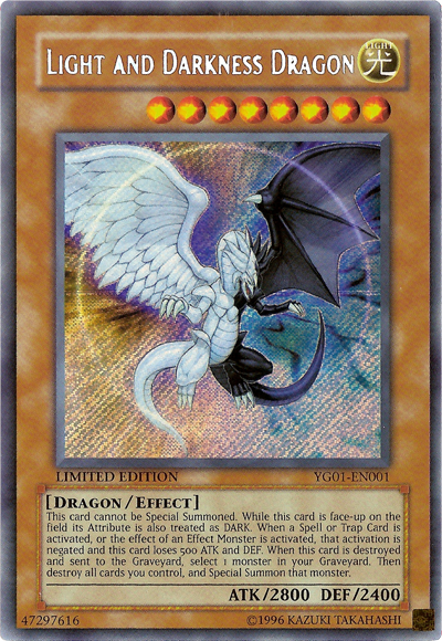 Light and Darkness Dragon [YG01-EN001] Secret Rare | Game Master's Emporium (The New GME)