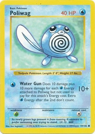 Poliwag (59/102) [Base Set Shadowless Unlimited] | Game Master's Emporium (The New GME)