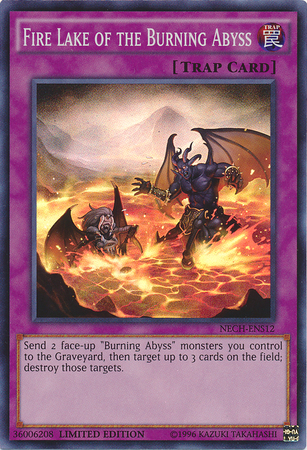 Fire Lake of the Burning Abyss (SE) [NECH-ENS12] Super Rare | Game Master's Emporium (The New GME)